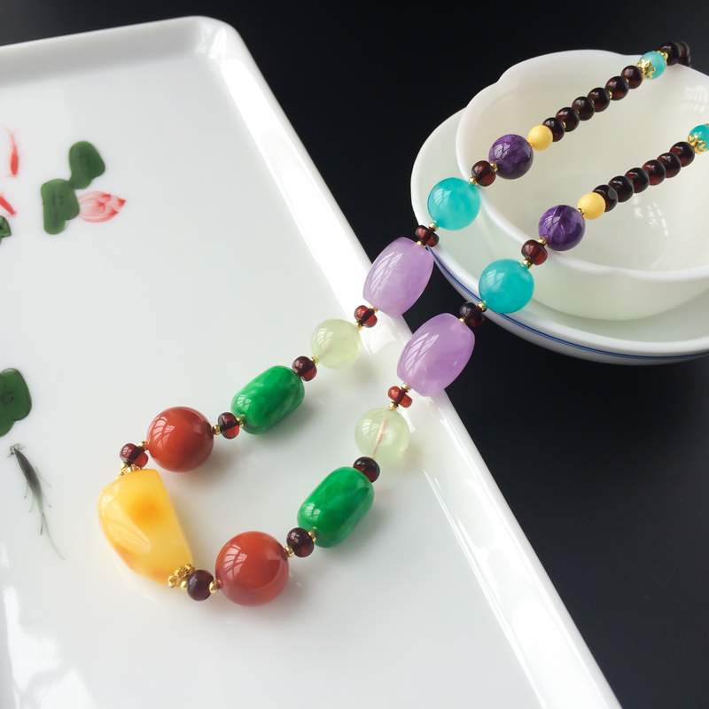 南红多宝塔链-红掌柜