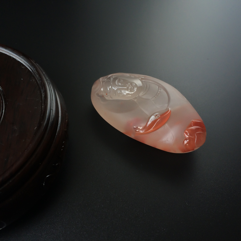 川料南红观音吊坠-红掌柜