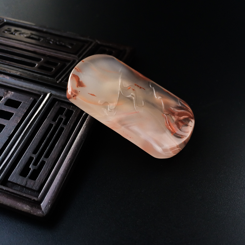 川料冰飘南红宝宝佛-红掌柜