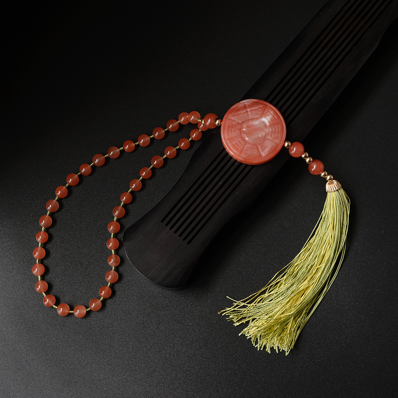 川料南红手把件-红掌柜