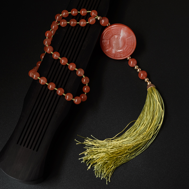 南红罗盘八卦-红掌柜