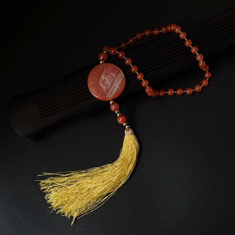 南红手把件-红掌柜