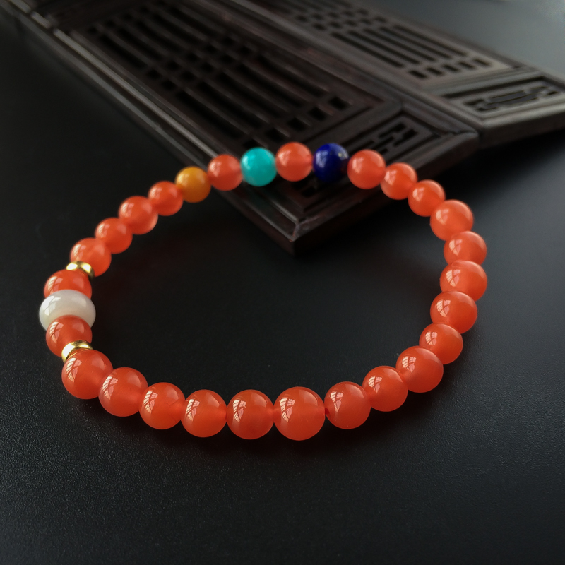 南红手串-红掌柜