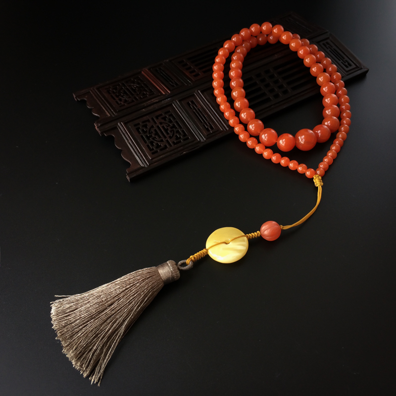 樱桃红南红塔链-红掌柜