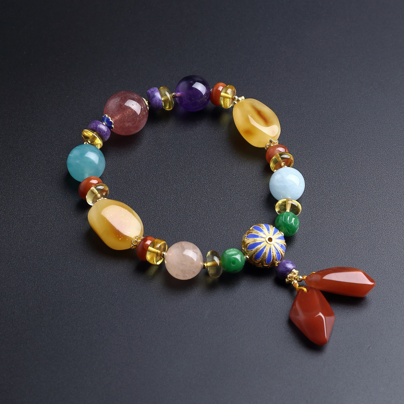 南红多宝随形-红掌柜