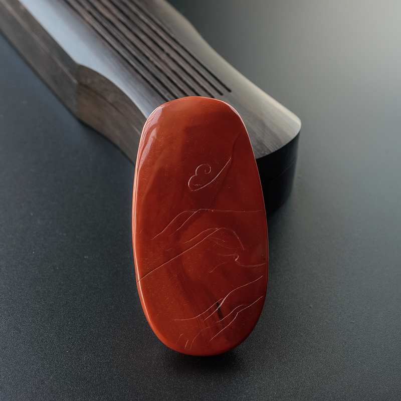 川料南红观音吊坠 - 红掌柜