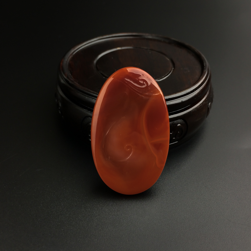 川料天然南红观音吊坠-红掌柜