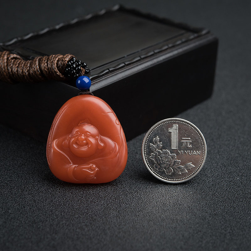 保山南红弥勒佛-红掌柜