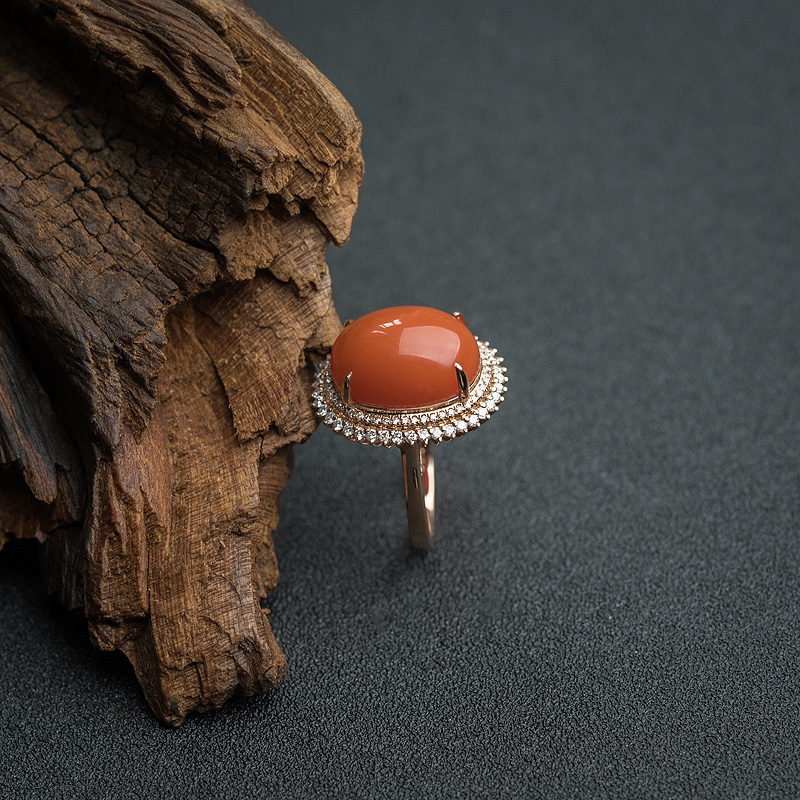 南红戒指-红掌柜