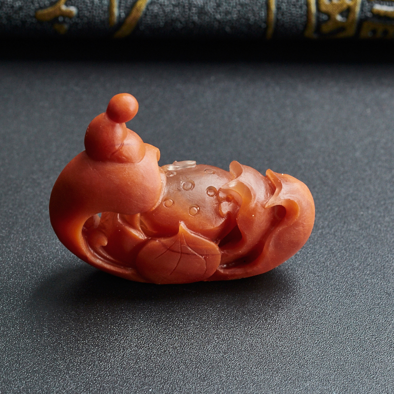 川料南红吊坠-红掌柜珠宝