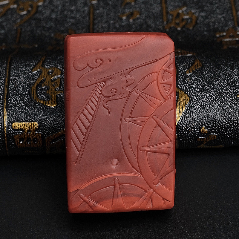 川料南红吊坠-红掌柜珠宝