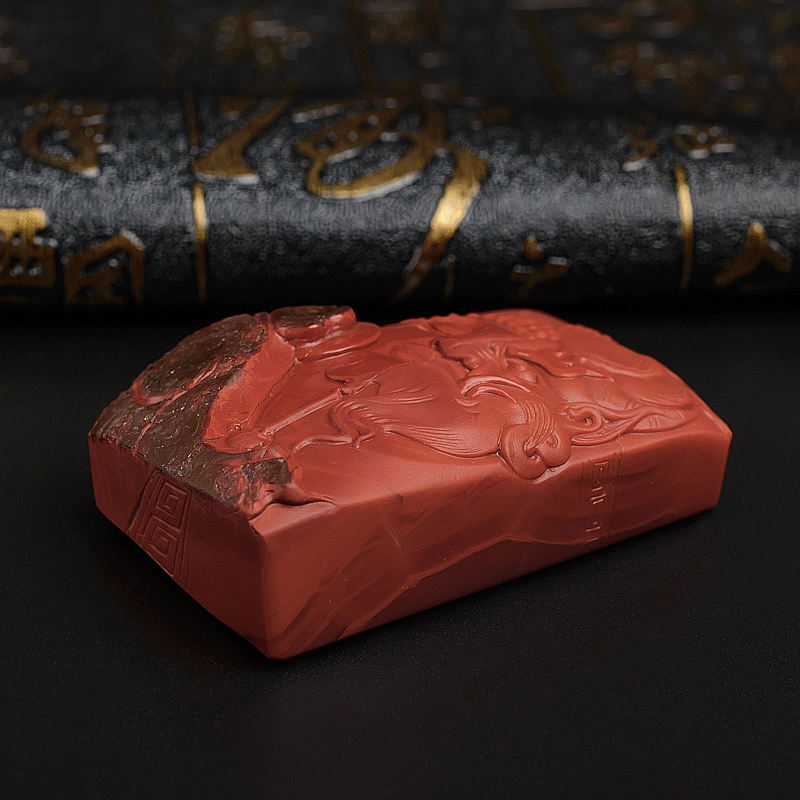 巧雕南红吊坠-红掌柜珠宝