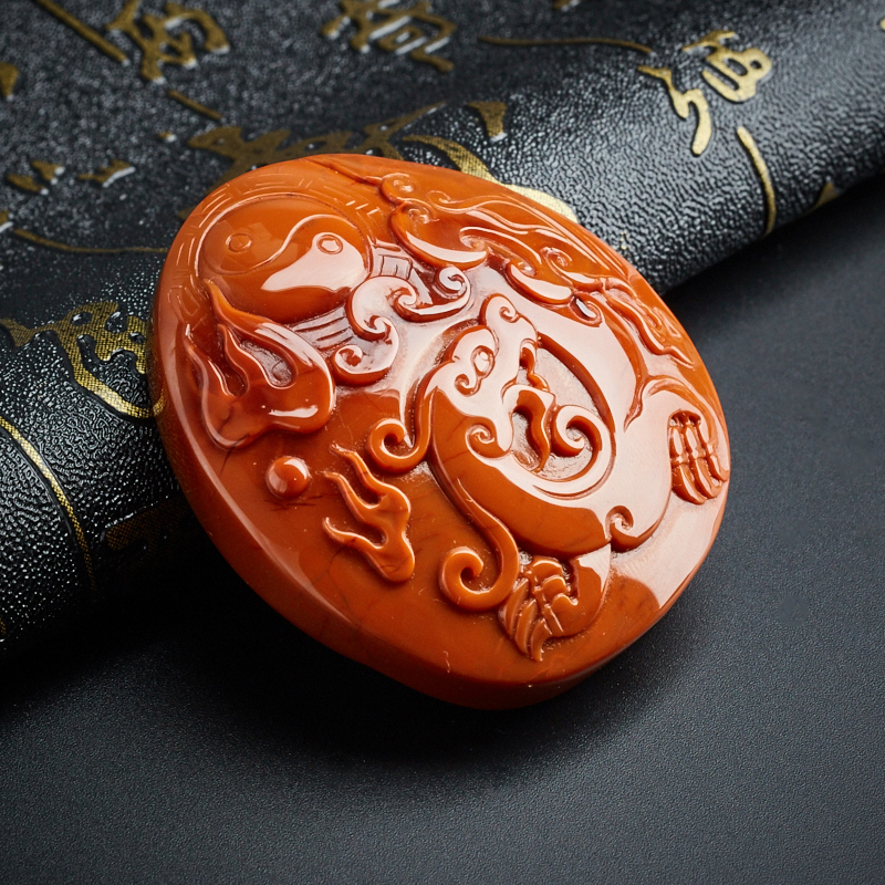 仿古龙牌吊坠 - 红掌柜珠宝