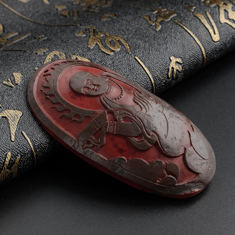 川料南红吊坠-红掌柜珠宝