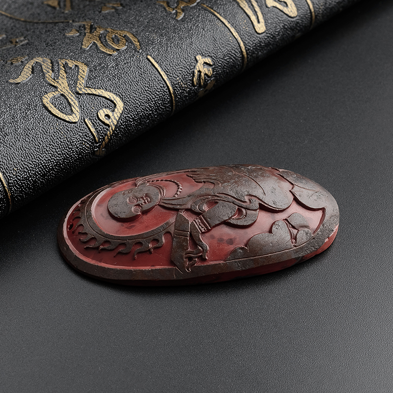 南红玄藏吊坠-红掌柜珠宝