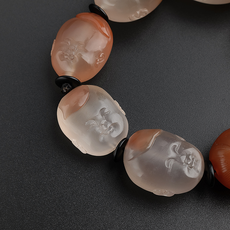 南红冰飘手串-红掌柜珠宝