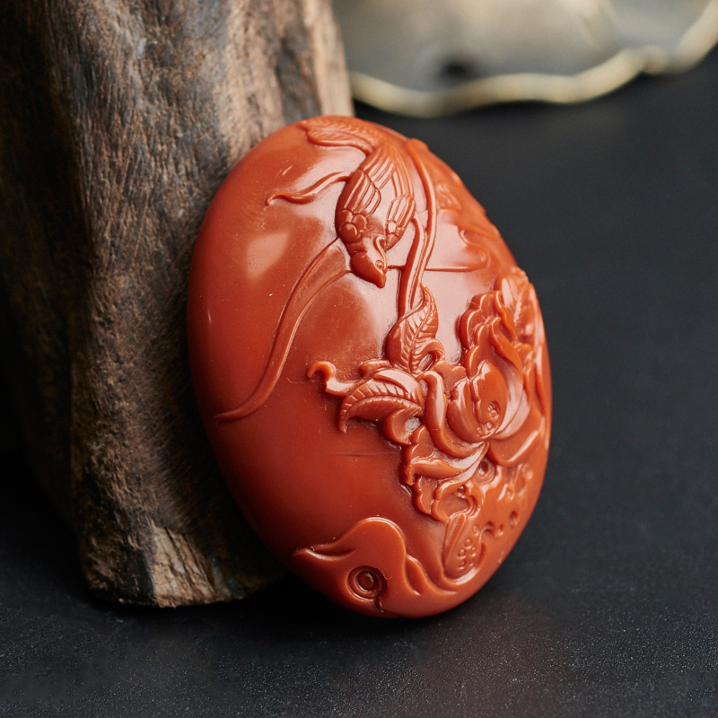 南红鸟语花香-红掌柜珠宝