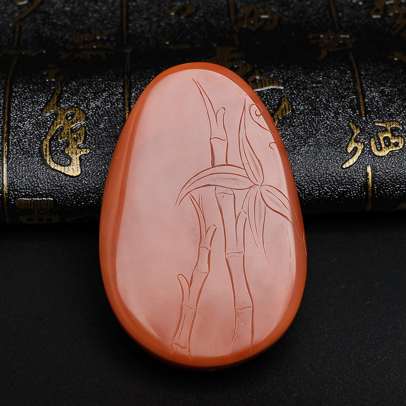 川料南红柿子红满肉南红观音吊坠 - 红掌柜珠宝