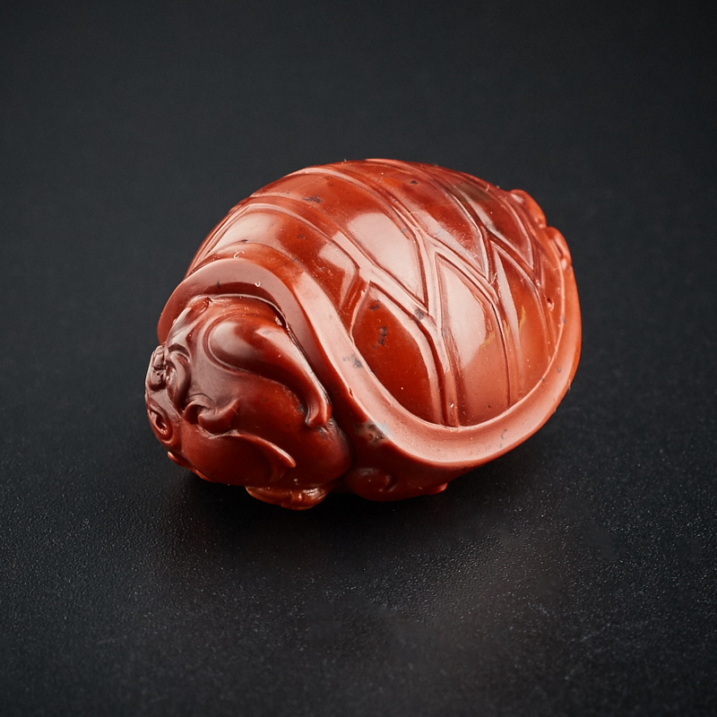 川料南红龙龟挂坠 - 红掌柜