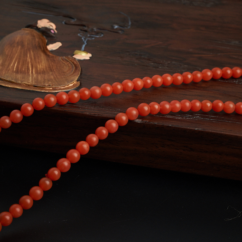 南红三圈手串-红掌柜