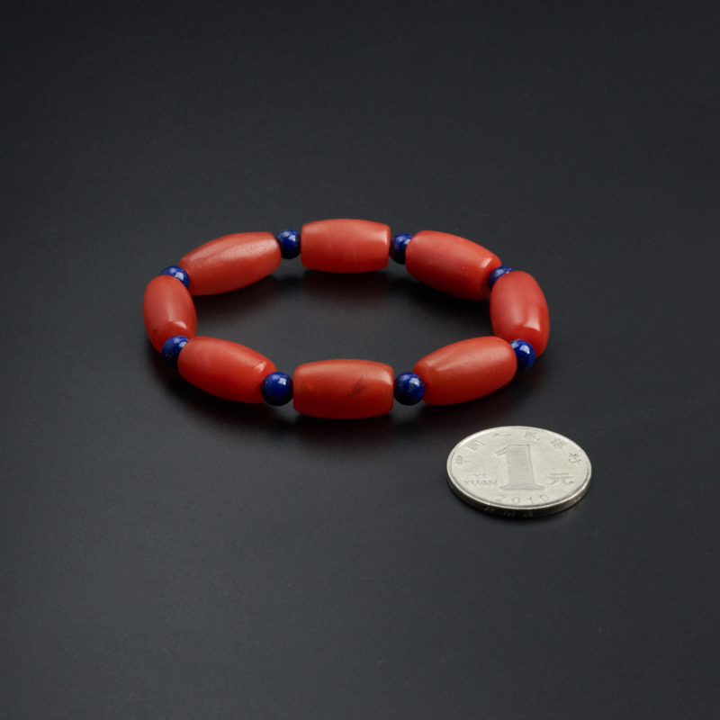 南红桶珠手链-红掌柜