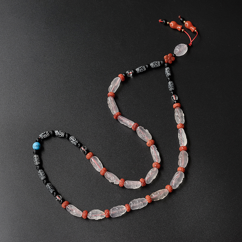 南红罗汉手串-红掌柜