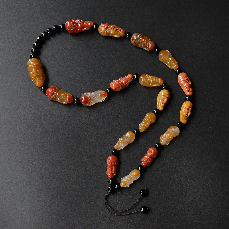 阿拉善玛瑙项链-红掌柜