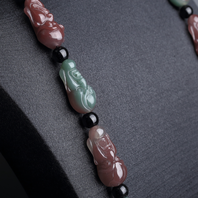 天然玛瑙挂件-红掌柜