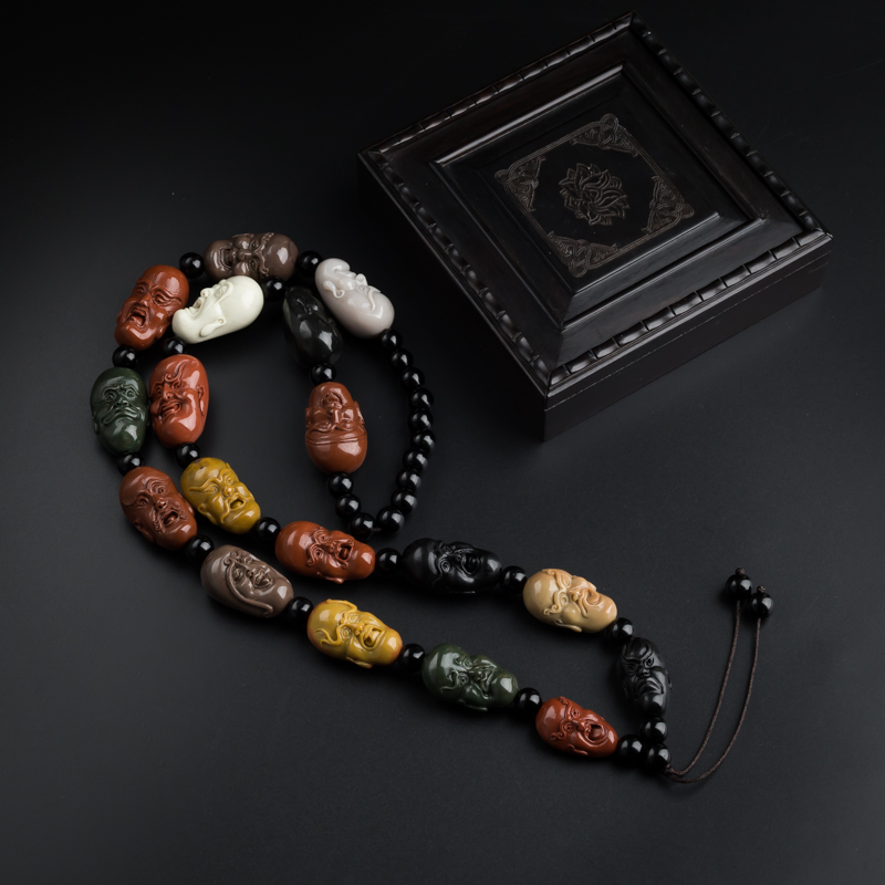 玛瑙十八罗汉-红掌柜