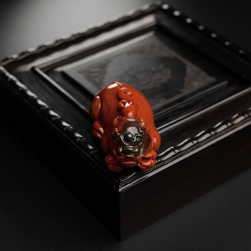 南红貔貅-红掌柜