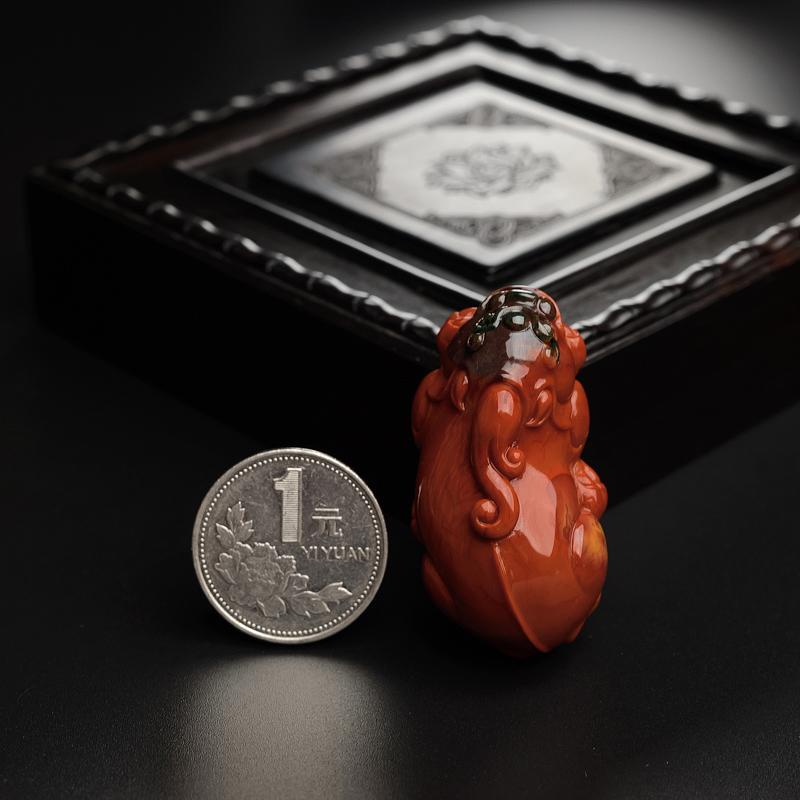 南红吊坠-红掌柜