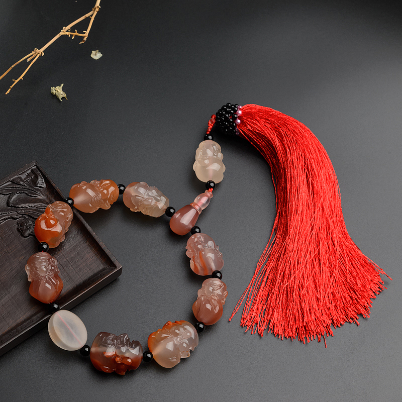 十八罗汉手把件-红掌柜