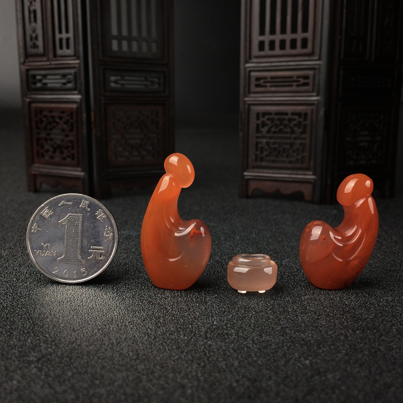 南红悟道摆件-红掌柜