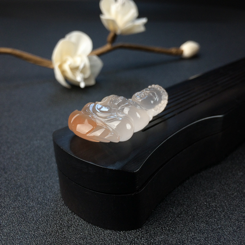 冰飘南红观音吊坠-红掌柜