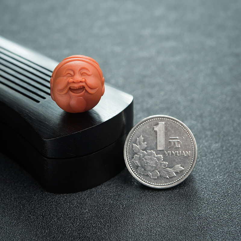 四川南红财神配件-红掌柜