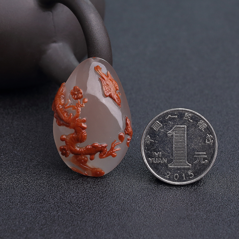 川料冻料南红吊坠-红掌柜