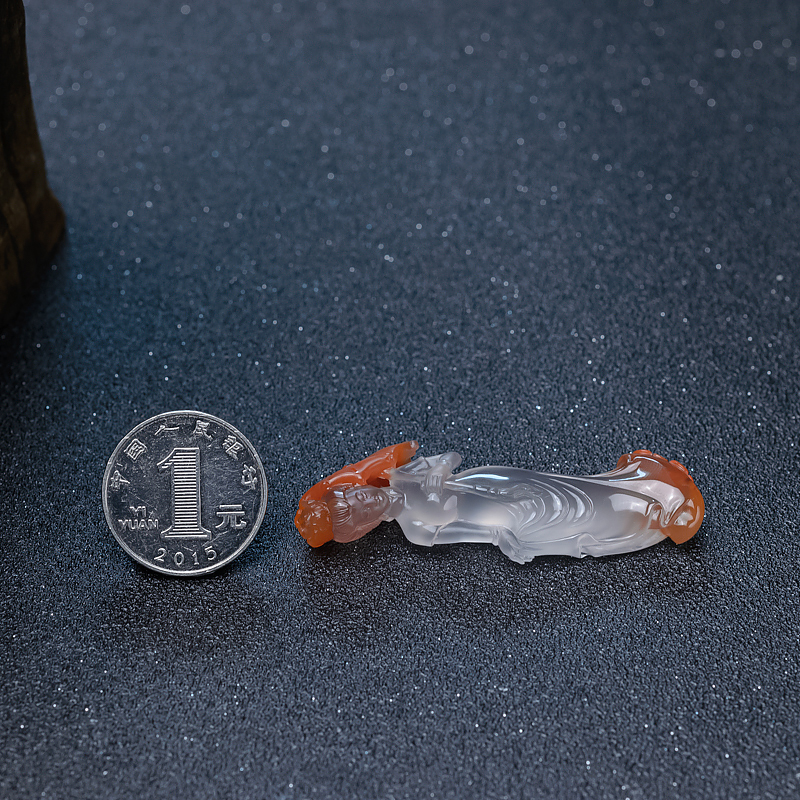 天然南红吊坠-红掌柜