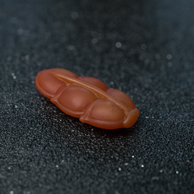 柿子红南红叶子吊坠-红掌柜