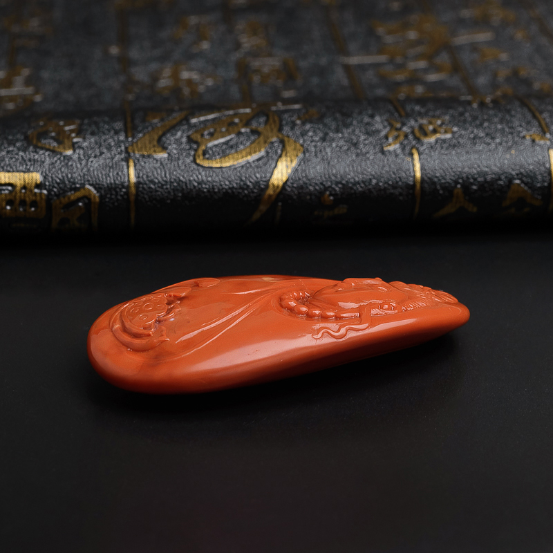 南红观音吊坠-红掌柜珠宝