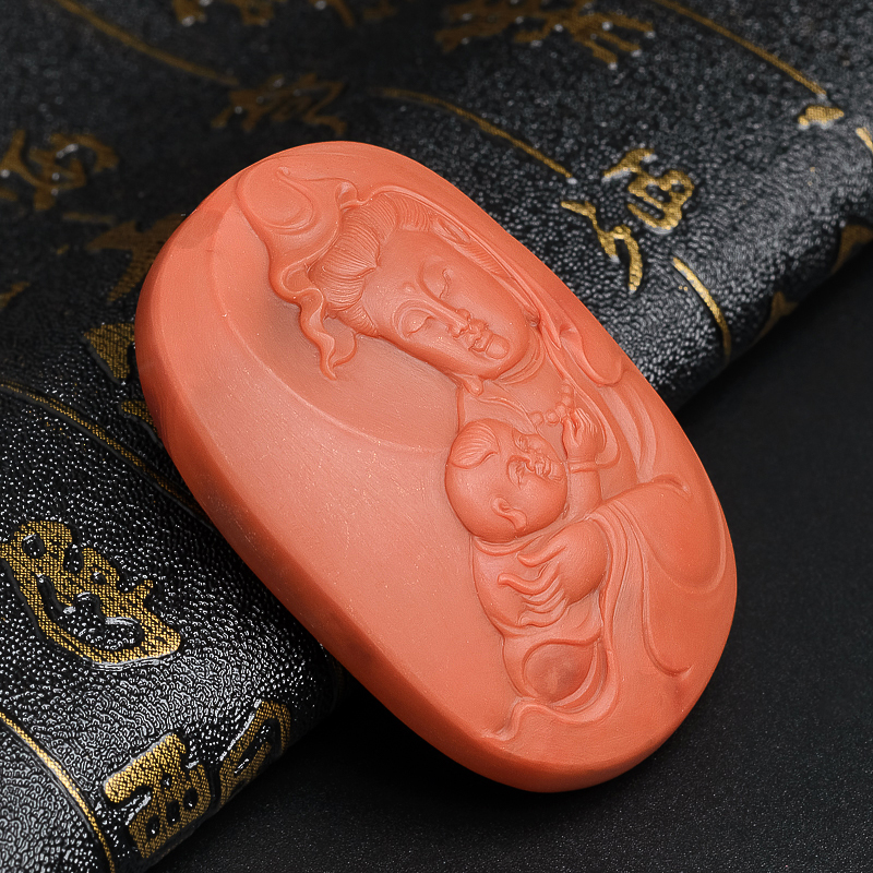 南红送子观音-红掌柜珠宝