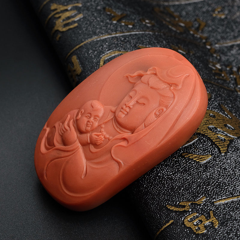 送子观音吊坠-红掌柜珠宝