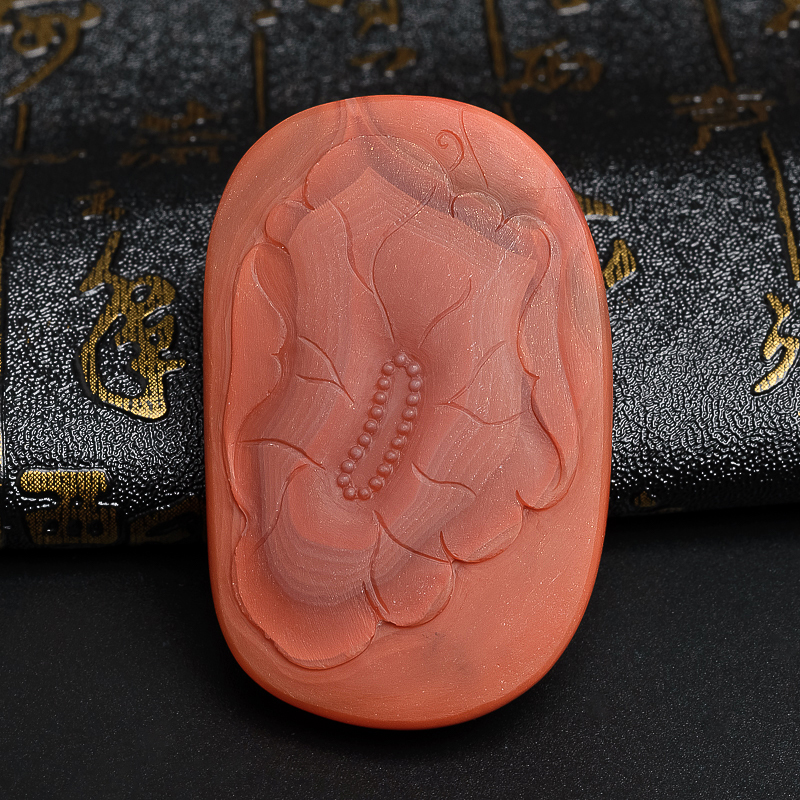 南红观音吊坠-红掌柜珠宝