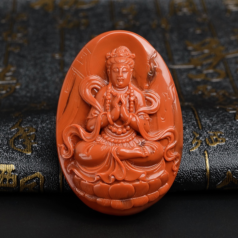 川料南红观音-红掌柜珠宝