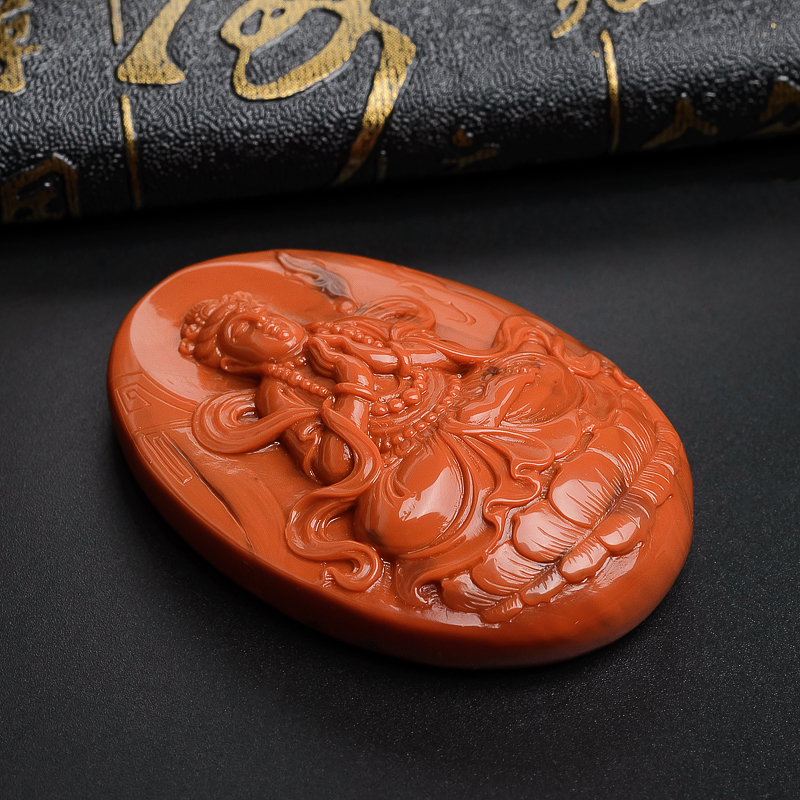 川料南红挂件-红掌柜珠宝