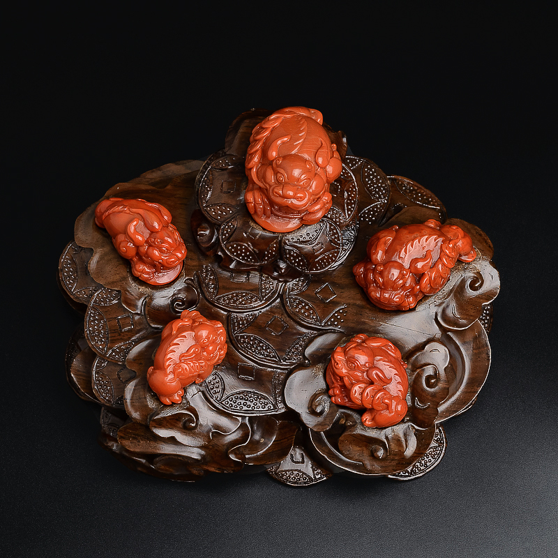 柿子红南红-红掌柜珠宝