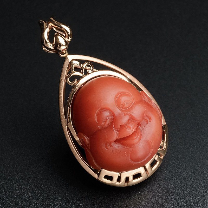 南红吊坠-红掌柜