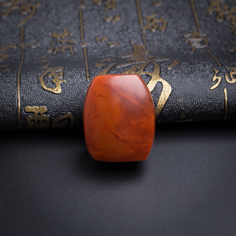 柿子红南红挂件-红掌柜珠宝