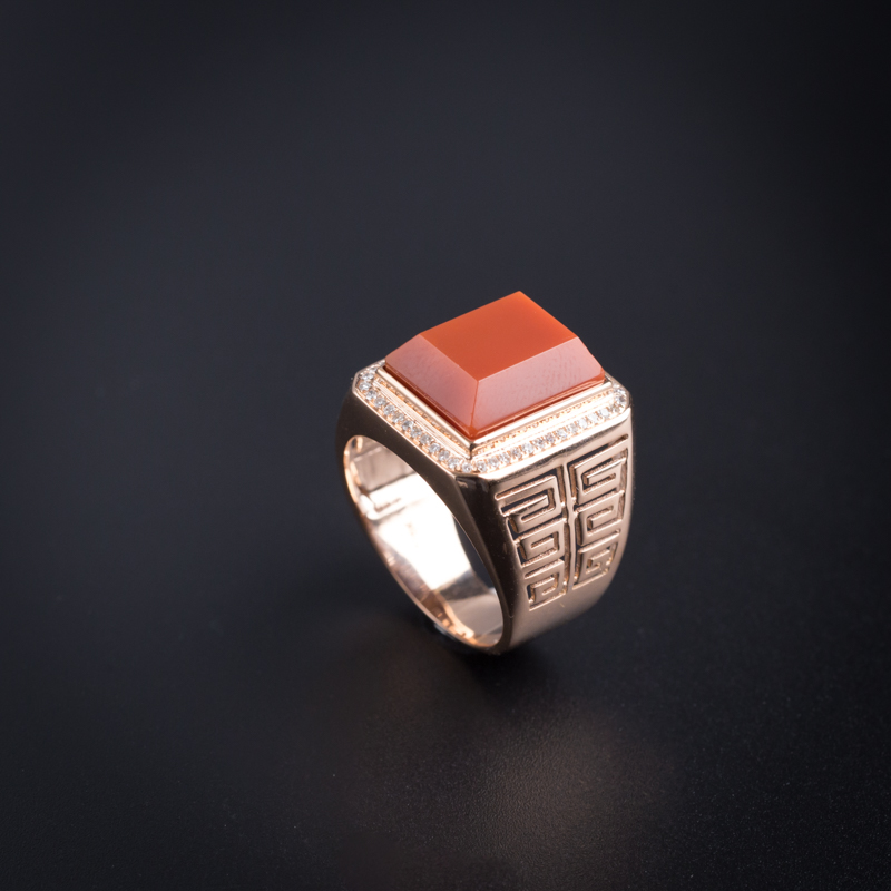 南红戒指-红掌柜珠宝