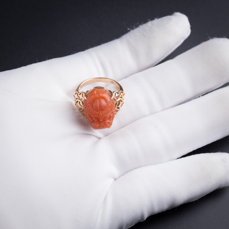 保山南红兽头-红掌柜珠宝