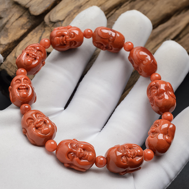 南红手串-红掌柜